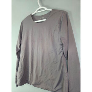 Women's Frank And Oak Long Sleeve Tee XL Gray